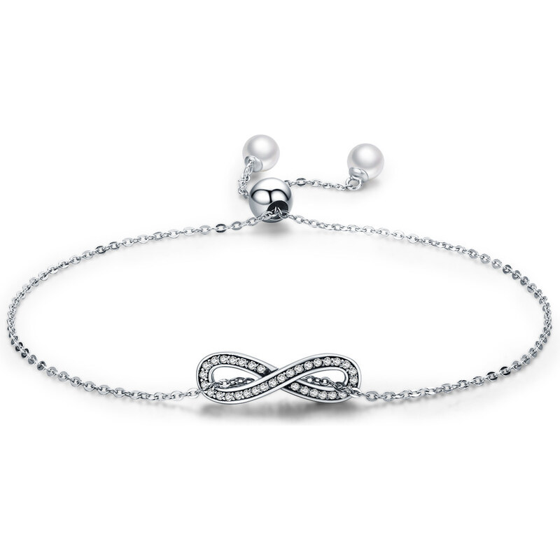 Ligot Strieborný náramok nekonečno 47599347