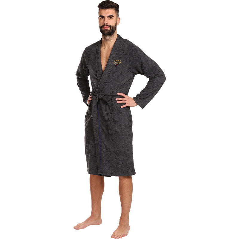 Pánsky župan Tommy Hilfiger sivý (UM0UM02990 P5Q) 47324384