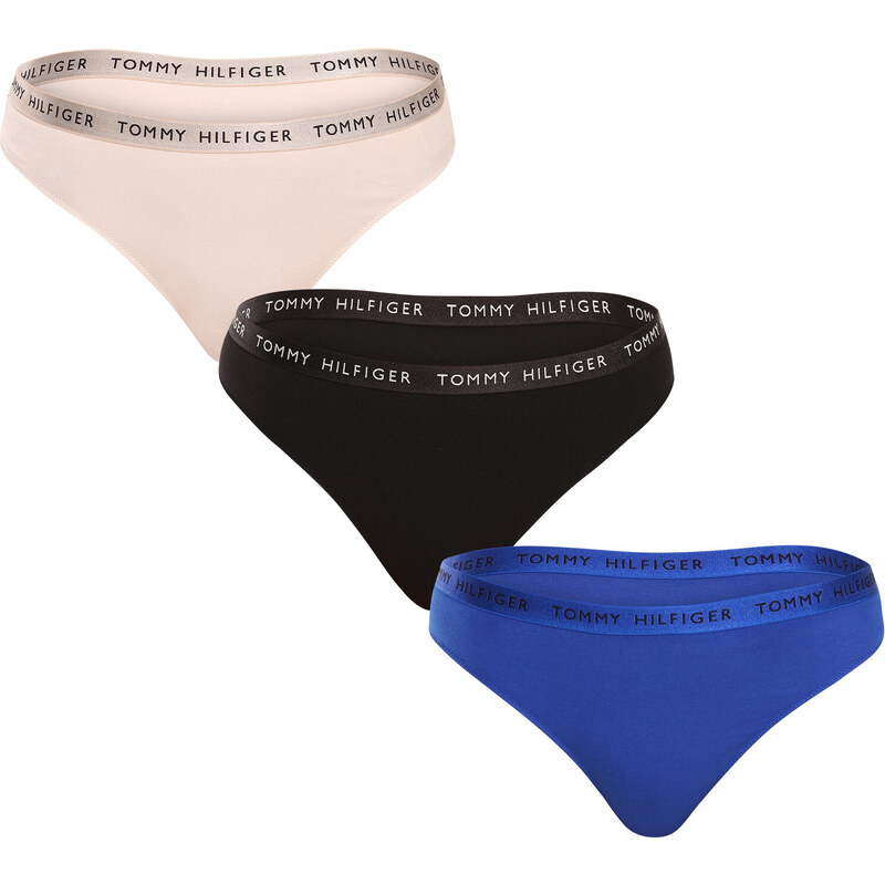 3PACK dámske tangá Tommy Hilfiger viacfarebná (UW0UW04889 0R1) 47607957