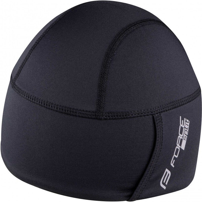 FORCE čiapka pod prilbu SPLIT zateplená, čierna 47608085