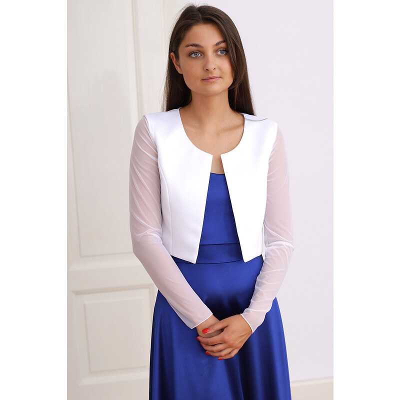 Glara Spoločenské bolerko cez šaty do divadla 52696593