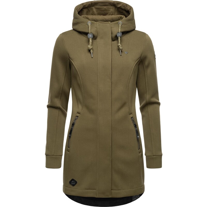 Ragwear Tepláková bunda Letti sivá / olivová / čierna 65642562