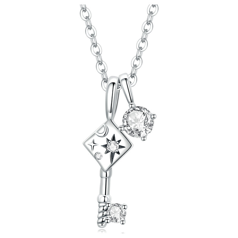 Ligot Strieborný náhrdelník kľúč 47631396