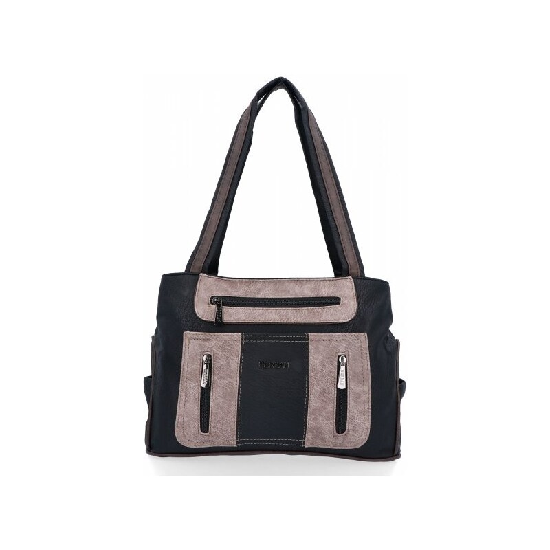 Dámská kabelka shopper bag Hernan čierna 3892-1 66936839