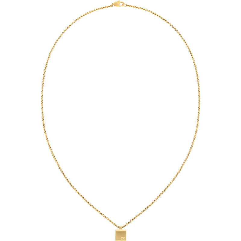Calvin Klein Moderný pozlátený náhrdelník Sculptural 35000487 66582845