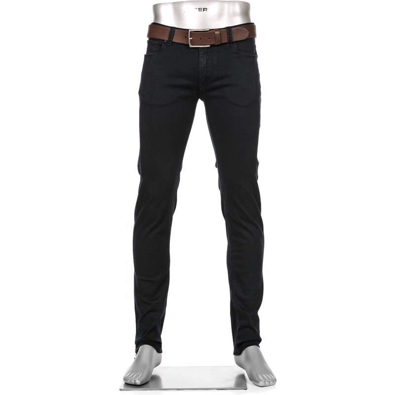 Pánske tmavomodré džínsy ALBERTO slim fit 47634992