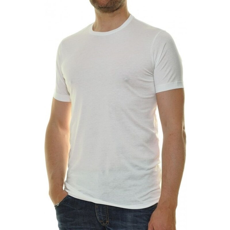 Pánske biele tričko pod košeľu RAGMAN body fit (2ks) 47634973