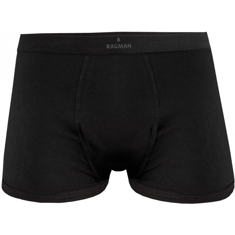 Pánske bavlnené čierne boxerky RAGMAN (2ks) 47634975