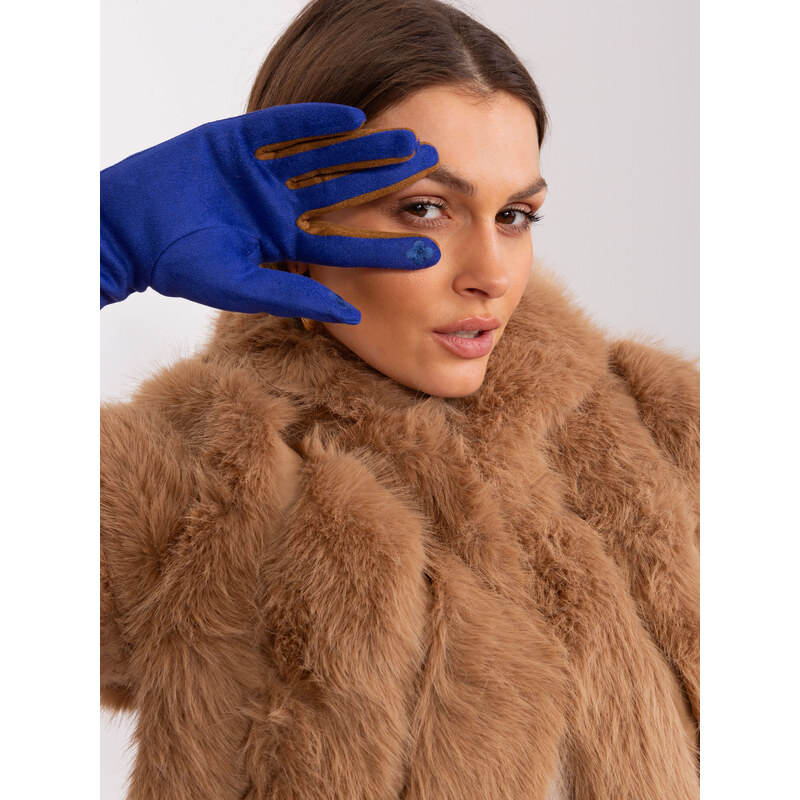 Wool Fashion Italia Gloves-AT-RK-238601.98-Cobalt 64667450