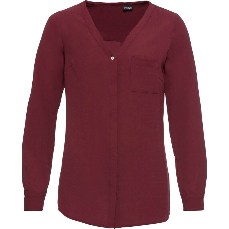 bonprix Dlhá blúzka, farba červená 44789639