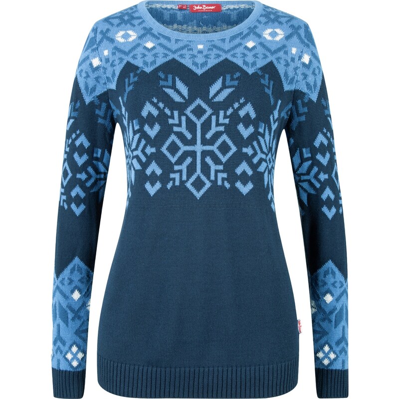 bonprix Nórsky pulóver, farba modrá 47656687