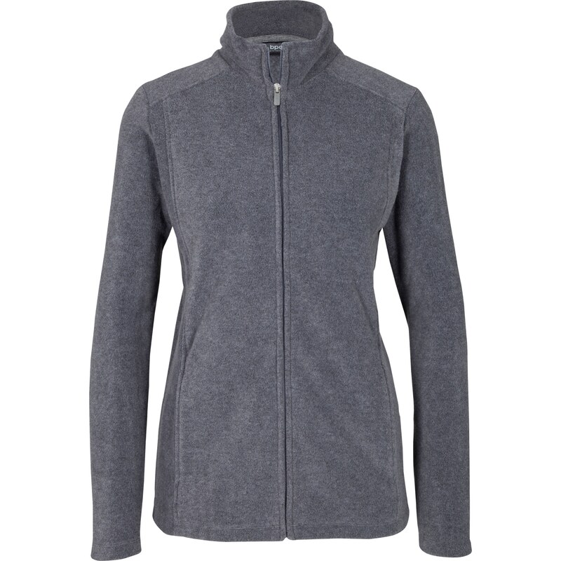 bonprix Flísová bunda, farba šedá 45715335