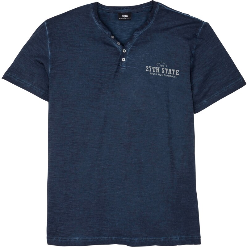 bonprix Tričko s légou, krátky rukáv v obnosenom vzhľade z čistej bio 44733567