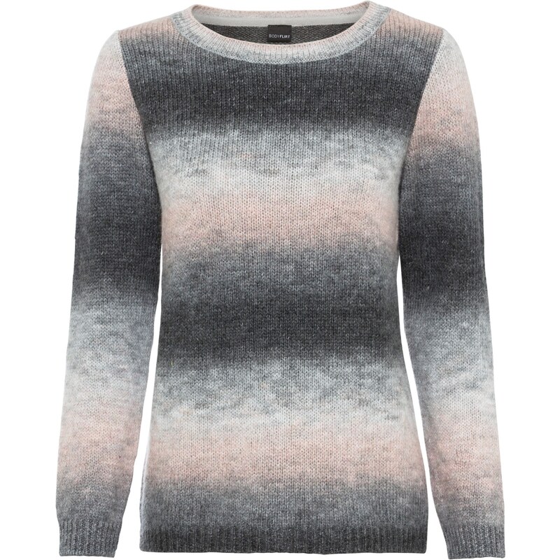bonprix Pulóver s farebným prelivom, farba ružová 44790525