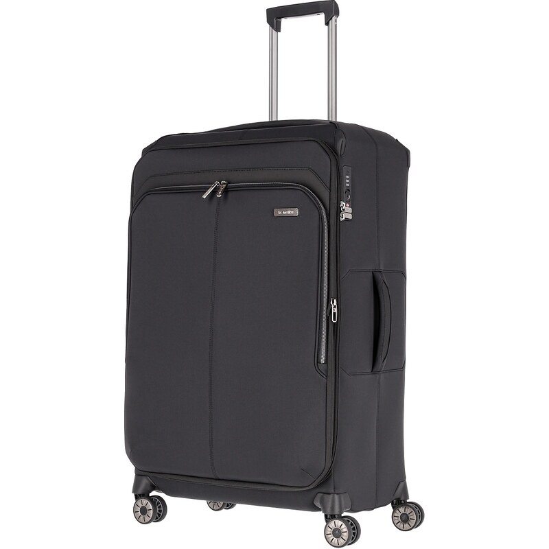 Veľký textilný kufor na kolieskach Travelite PriimaBlack 47658975