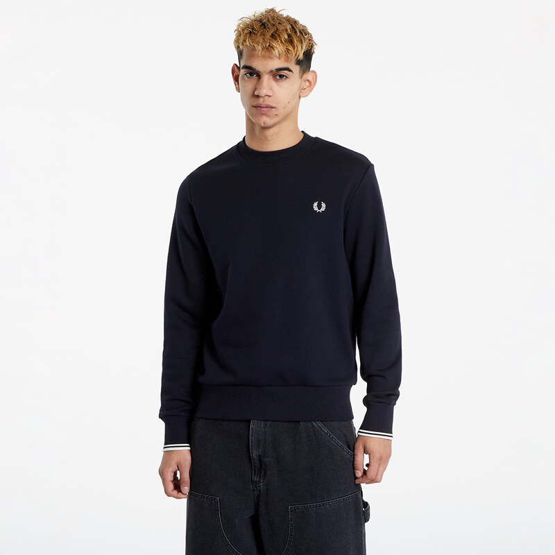 Mikina FRED PERRY Crewneck Sweatshirt Navy M 65608463