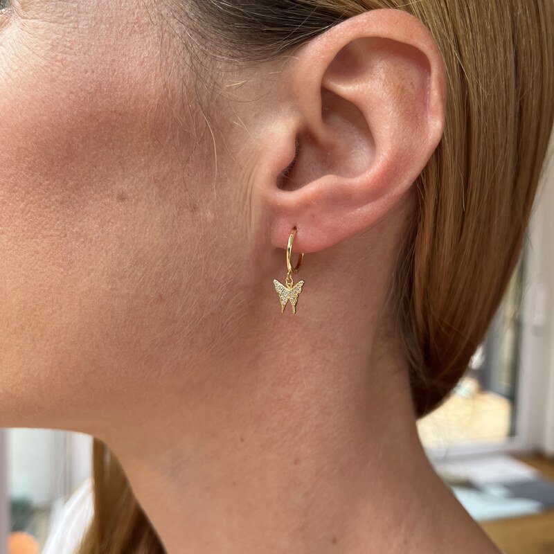 MAJYA Strieborné náušnice LITZY pozlátené 10390 64581553