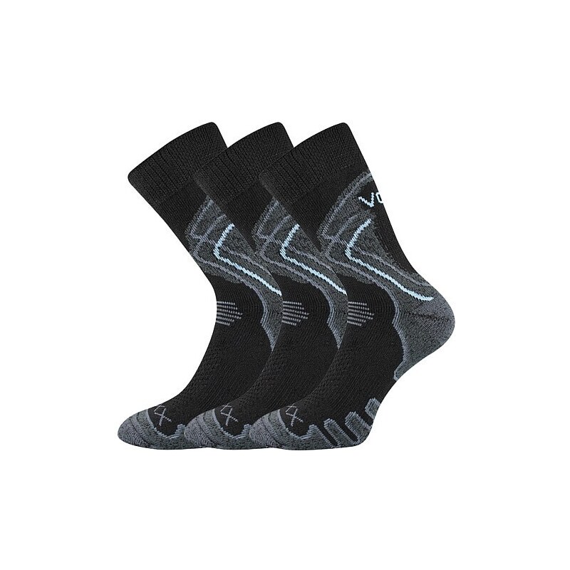 LIMIT III klasické trekové ponožky Voxx Čierna 39-42 3 páry 47664611