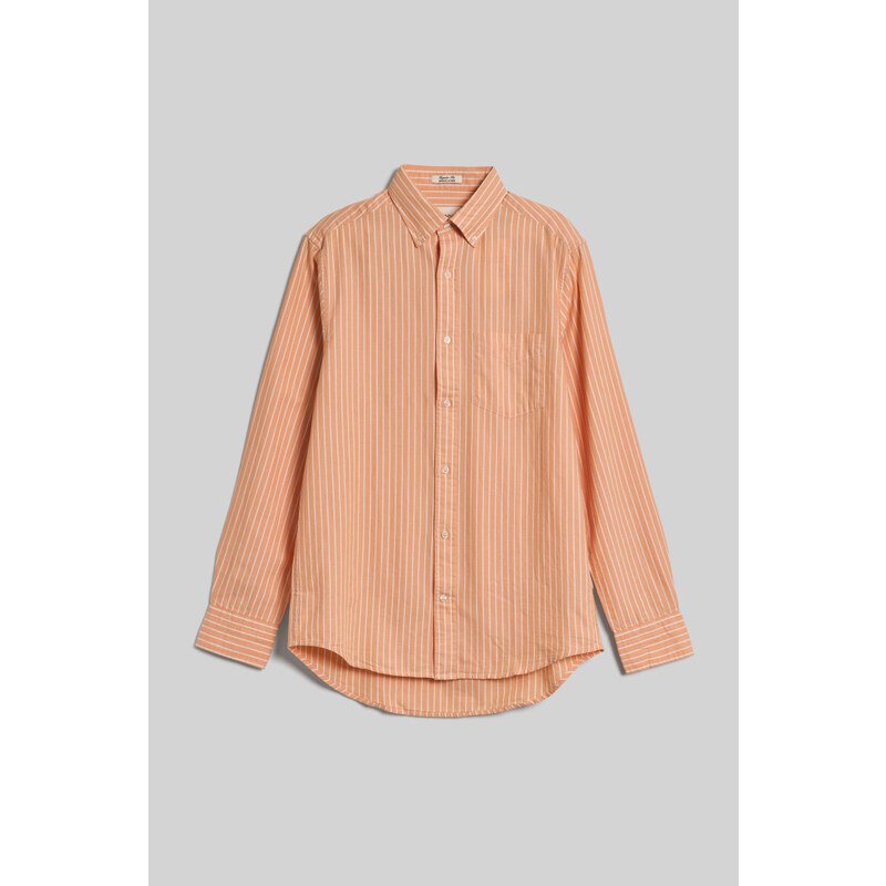 KOŠEĽA GANT REG ARCHIVE OXFORD STRIPE SHIRT CORAL APRICOT 47679027