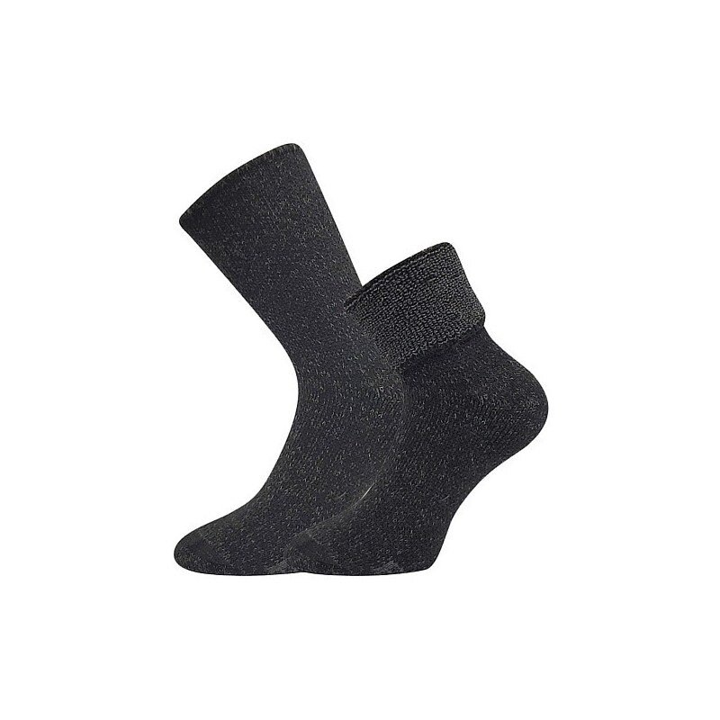 POLARIS hrejivé spacie ponožky s voľným lemom Boma Čierna 39-42 1 pár 47679132