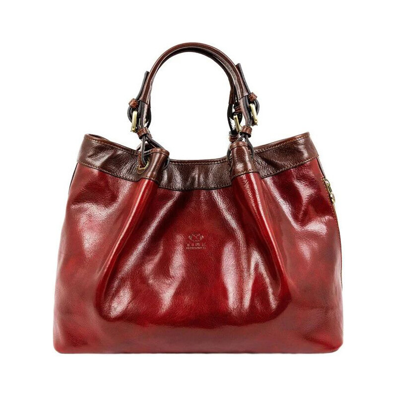 Glara Veľká kožená kabelka na nákupy Premium 47686237