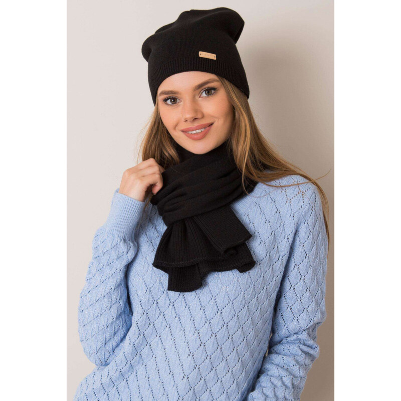 Glara Súprava vlnená čiapka + šál 47686276