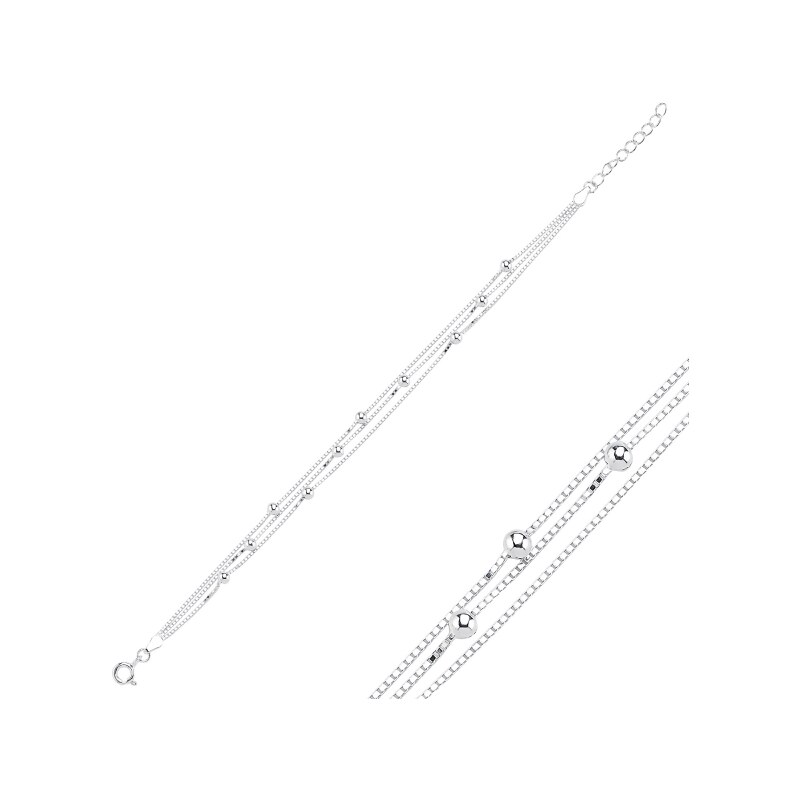 Olivie Stříbrný náramek TRIO 8200 47693950