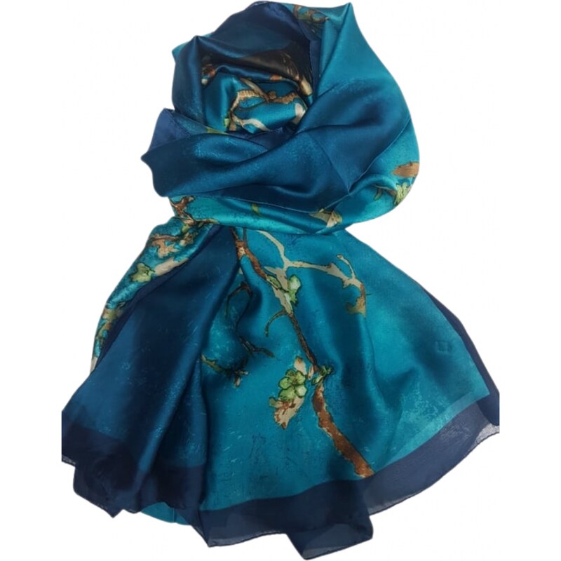 Katrins Fashion Hodvábny Dámsky elegantný šál 61006913