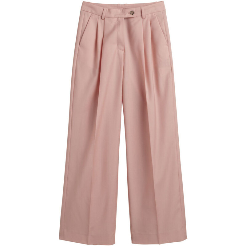 NOHAVICE GANT REL WIDE LEG PANT DUSTY ROSE 47717404