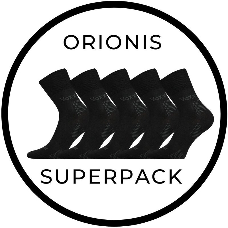 ORIONIS SUPERPACK 5párov antibakteriálne merino ponožky so striebrom 48829836
