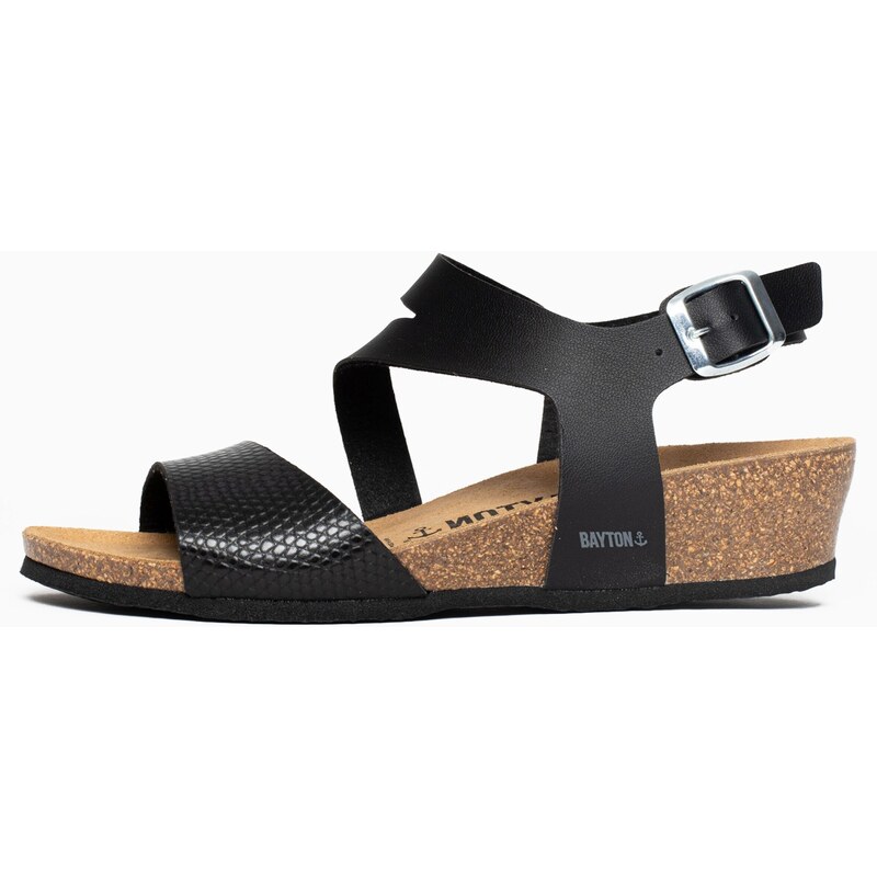 Bayton Remienkové sandále Reus čierna 54242950