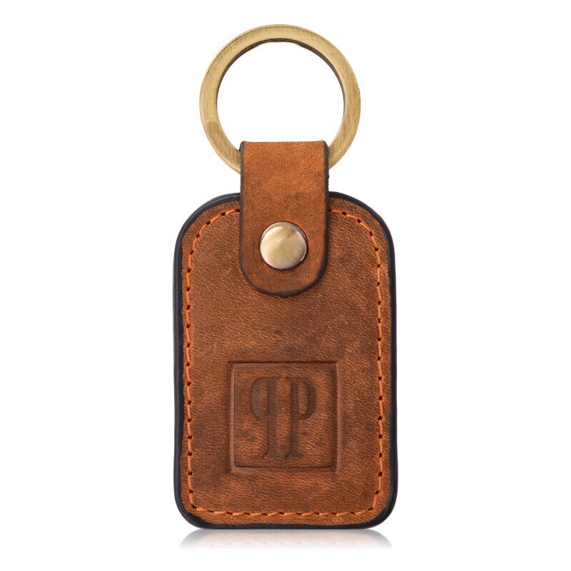 Kožený přívěsek na klíče / klíčenka Paolo Peruzzi T-86 55791973