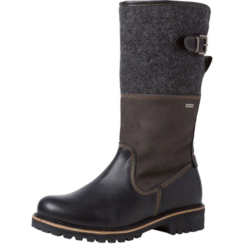 Tamaris Čižmy tmavohnedá / čierna / čierna melírovaná 67101653