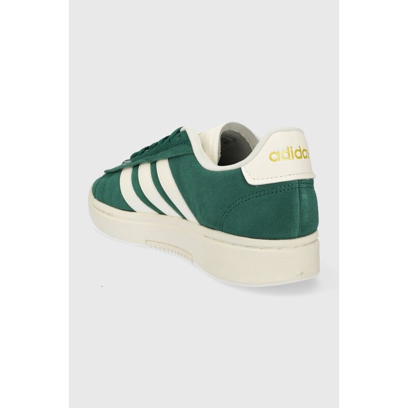 Semišové tenisky adidas GRAND COURT zelená farba, IE1451