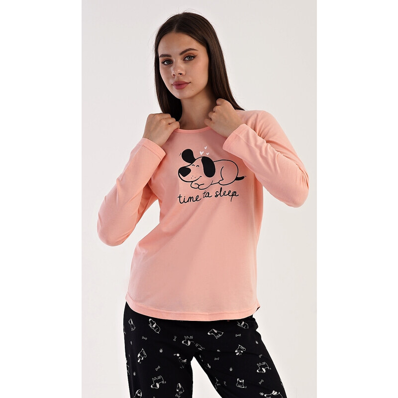 Vienetta Dámske pyžamo dlhé Let me sleep 54965346
