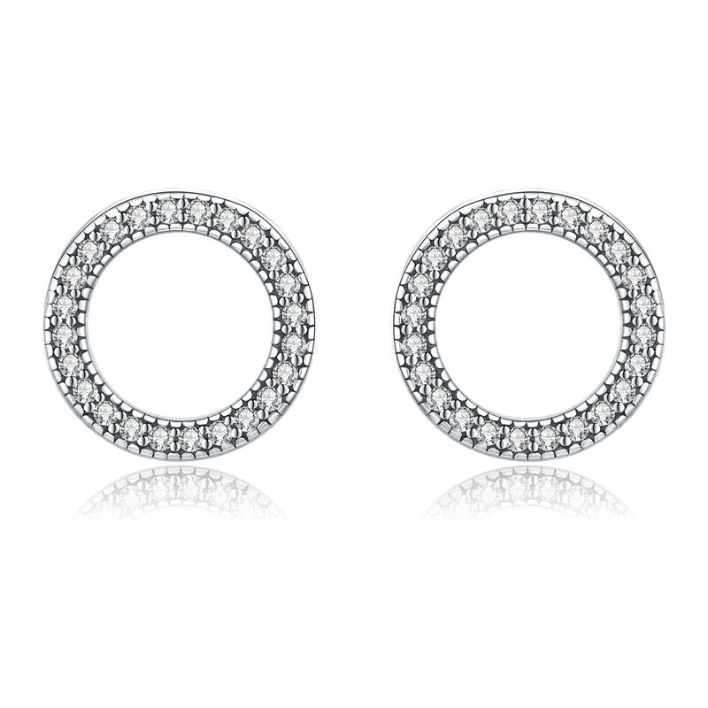 Ligot Strieborné náušnice okrúhle 47739553