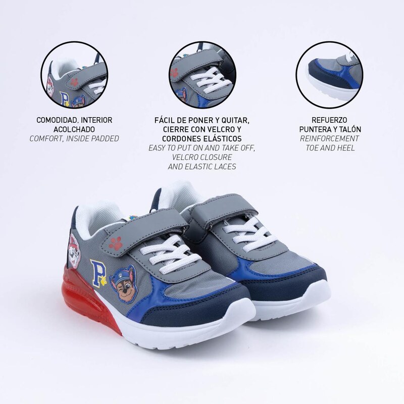 SPORTY SHOES TPR SOLE WITH LIGHTS PAW PATROL