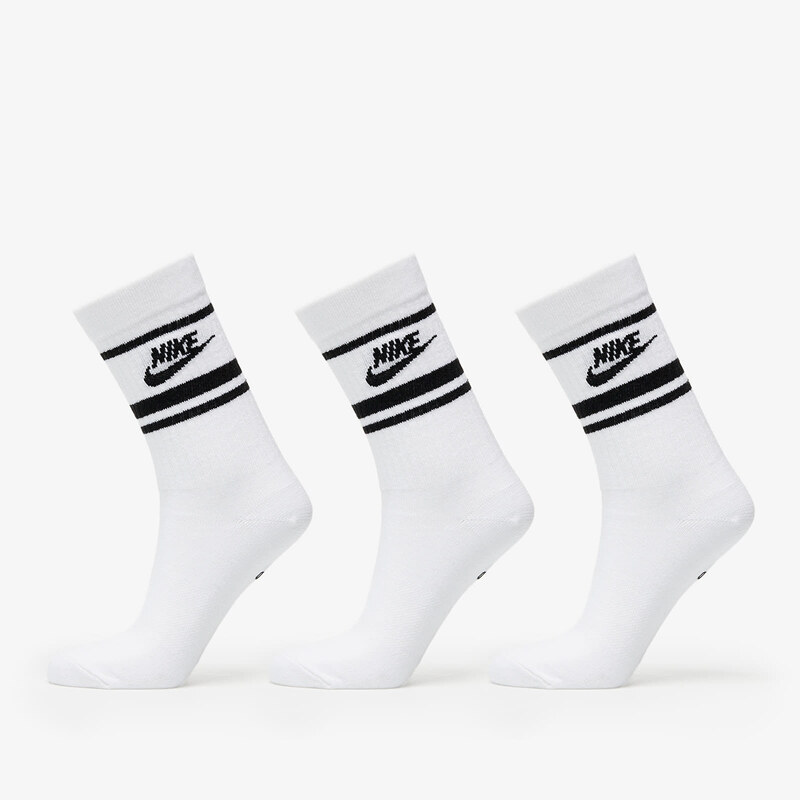 Nike NSW Everyday Essential Crew Socks 3-Pack White/ Black/ Black L 55296812