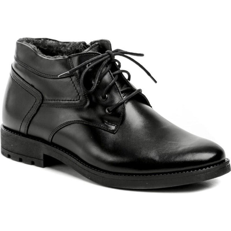 MintakaCZ Mintaka 231306-6 čierne pánske zimné topánky 47751227