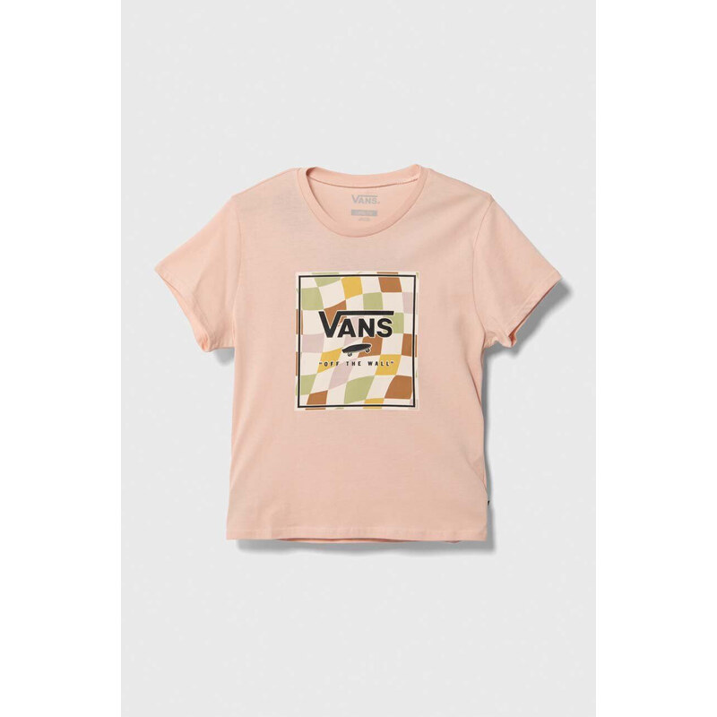 Vans CHECKER BOX CREW WAVY CHECKERBOARD ROSE SMOKE 47761699