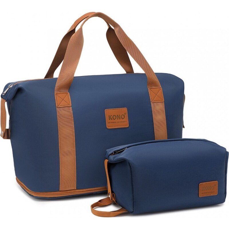 Konofactory Tmavomodrá sada 2 príručných tašiek do lietadla Duo - veľ. 47769165