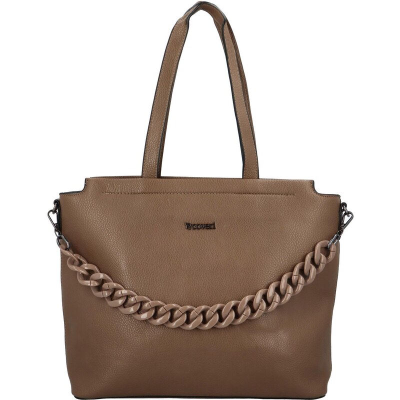 Coveri World Dámska kabelka cez plece svetlohnedá - Coveri Signe hnedá 47807560