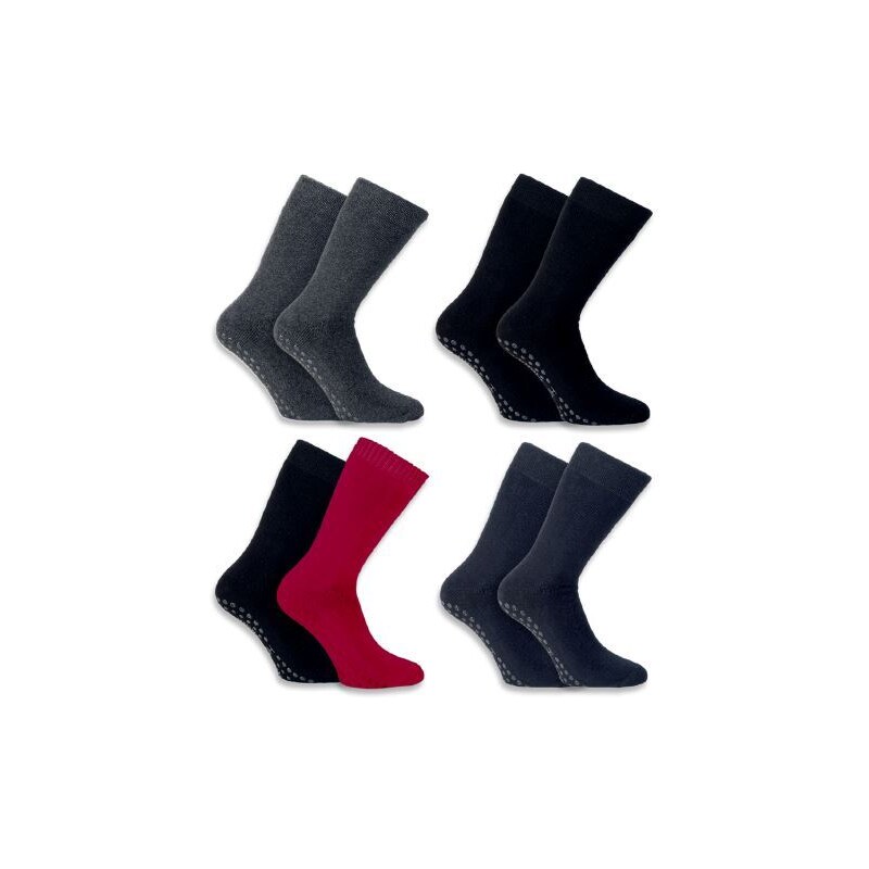 Teplé protišmykové ponožky TRENDY SOCKS náhodný mix 35-38 2 páry 47774167