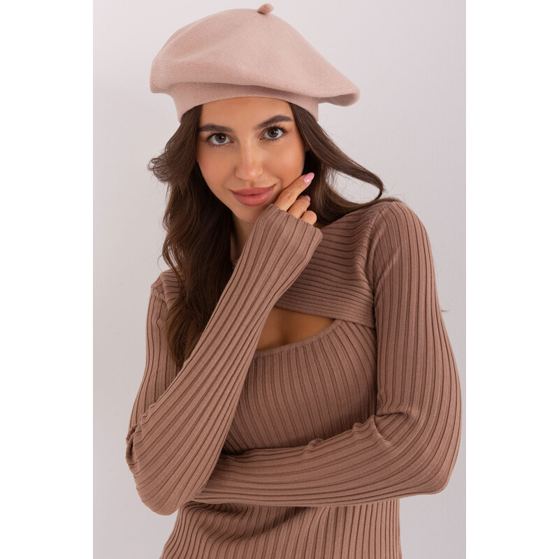 Glara Zimný baret s kašmírom 47783960