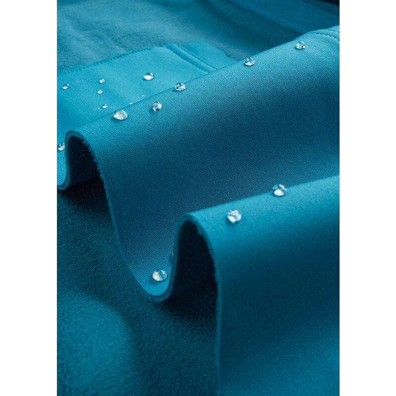 bonprix Softshellová bunda parka, vodu odpudzujúca, farba modrá