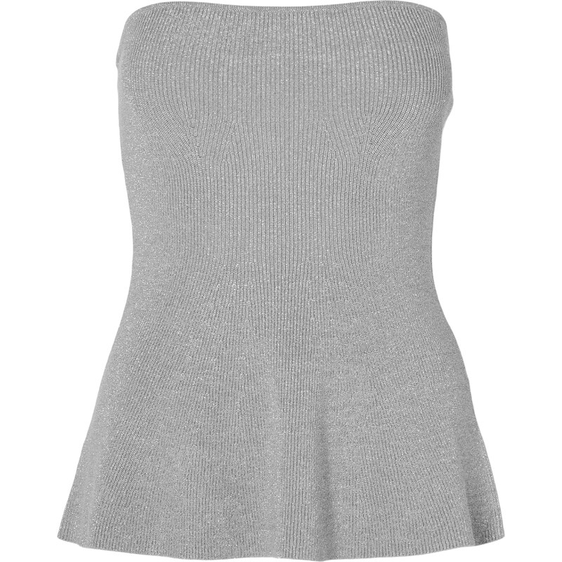 Selected Femme Tall Vyšívaný top LILI sivá 63209465