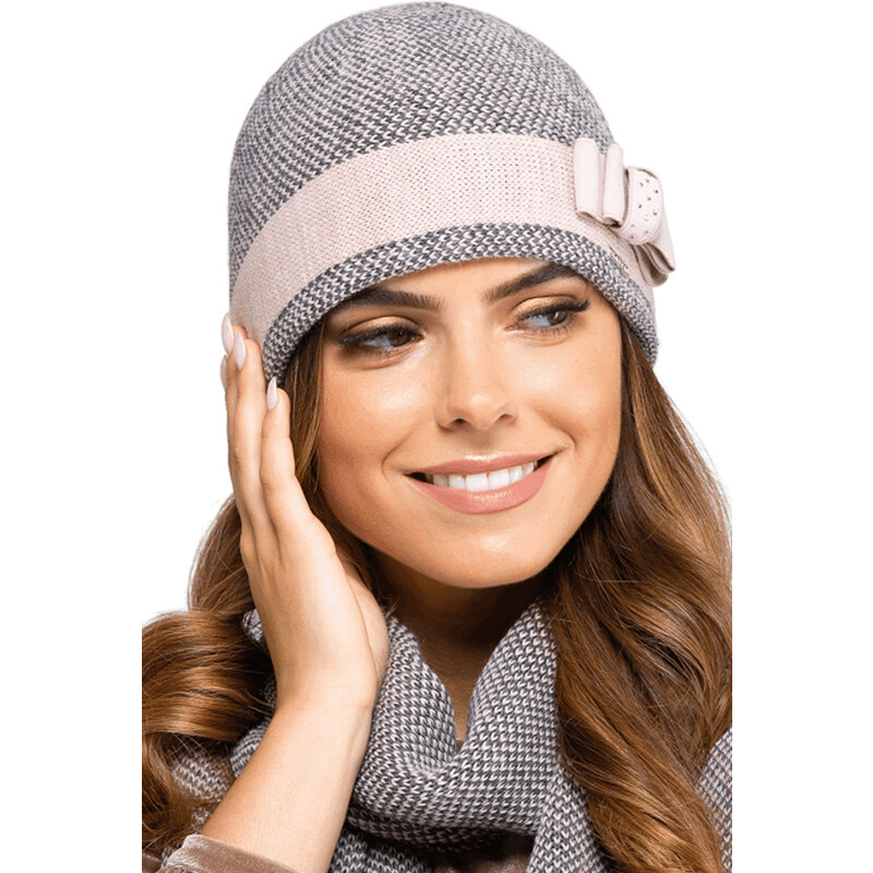 Kamea Ružová elegantná zimná dámska čiapka Katalonia, Farba ružová 47820108