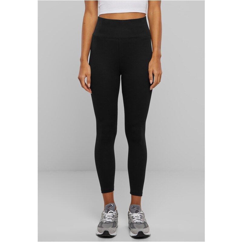 Urban Classics Womens high-waisted jersey leggings black 50500879