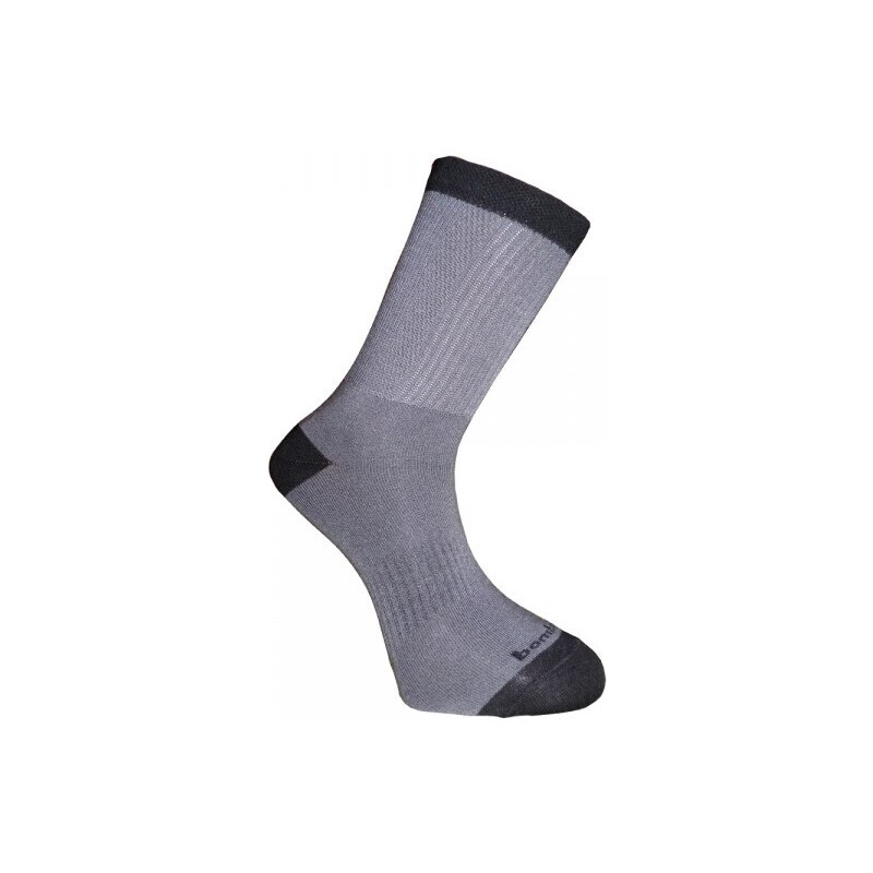 BX-3 LIGHT bambusové ponožky BAMBOX Sivá / Čierna 39-42 1 pár 47836971