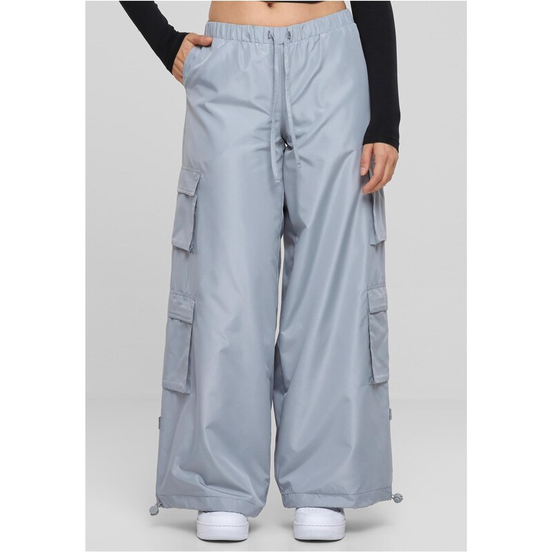 Urban Classics Womens Ripstop Double Cargo pants gray 55413715
